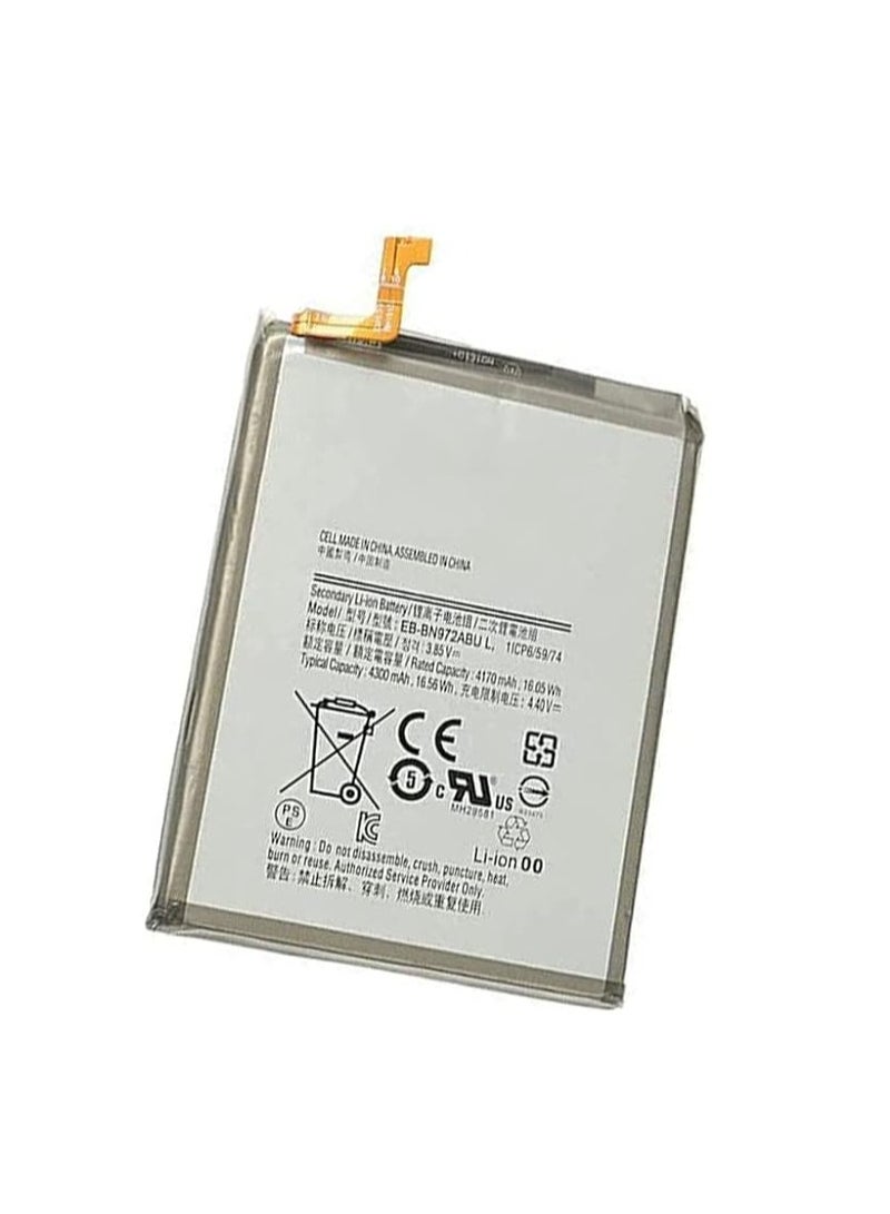 بطارية Galaxy Note 10 Plus، بطارية بديلة 4300 مللي أمبير في الساعة EB-BN972ABU لهاتف Galaxy Note10+ 5G N9760 SM-N976F GH82-20814A