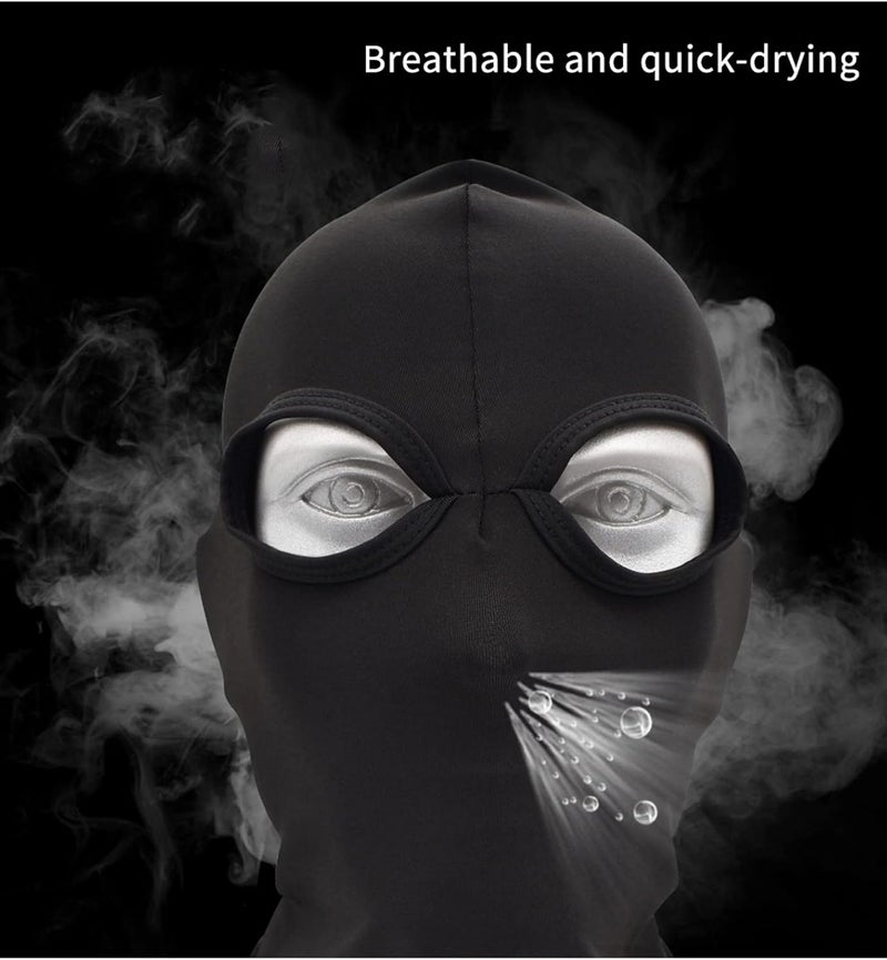 WYSUMMER 3 Hole Full Face Mask, Women Men Thin Balaclava Face Mask for Motorcycle Bike Hunting Cycling Cap Ski - Image 4