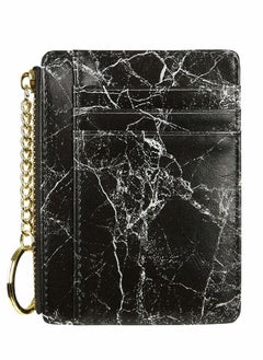 Excefore Small Purses for Women, Hand Made Elegant Purse for Ladies, Slim Minimalist Card Holder with Keychain  - Image 2
