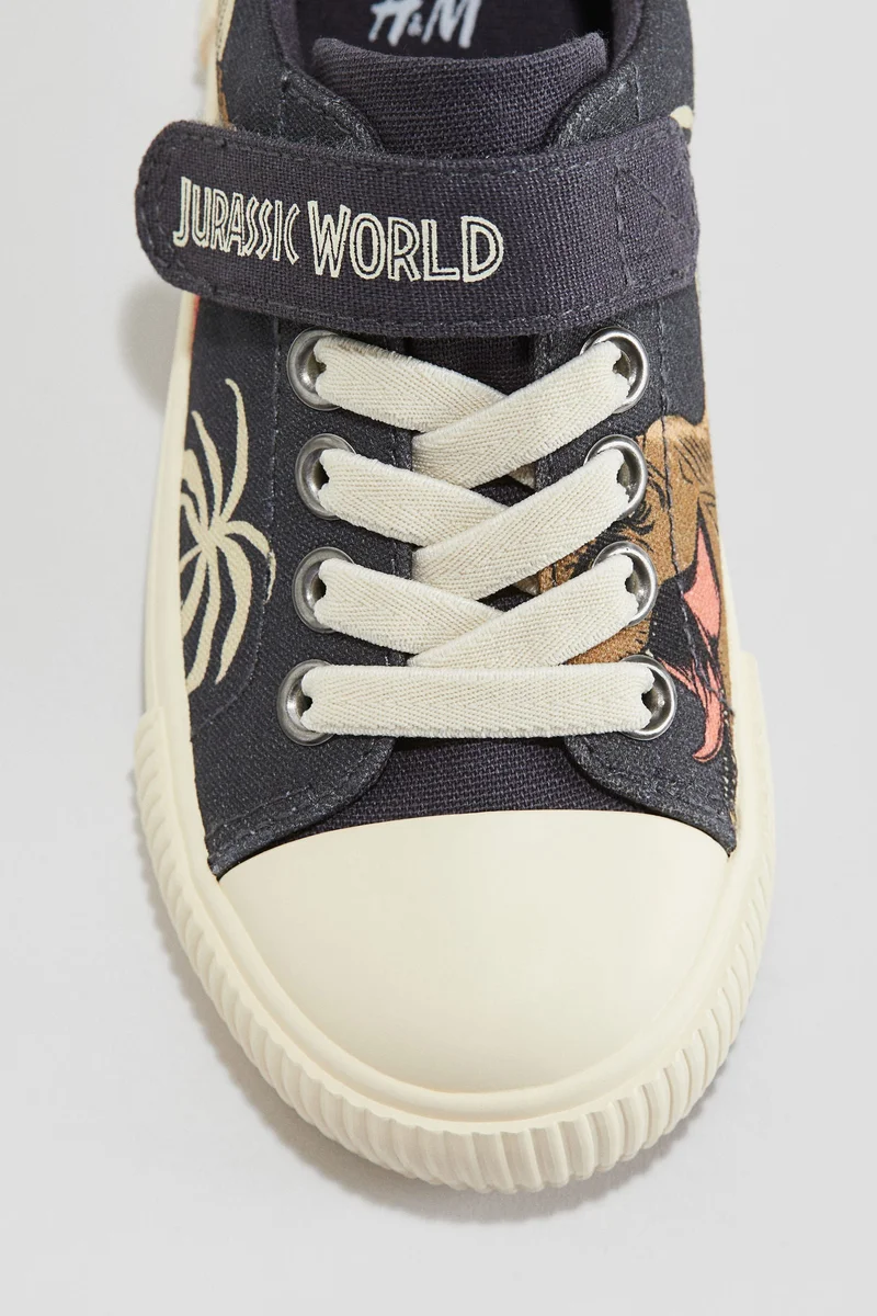 H&M Printed cotton canvas trainers