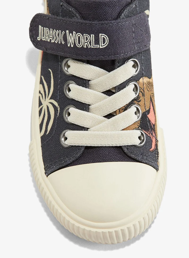 H&M Printed cotton canvas trainers