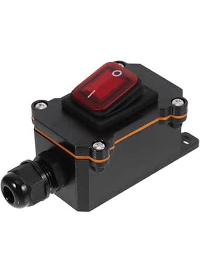 Heavy Duty Inline Cord Toggle Switch Power Cut Rocker Button Easy Install for High Power Appliances - Image 1