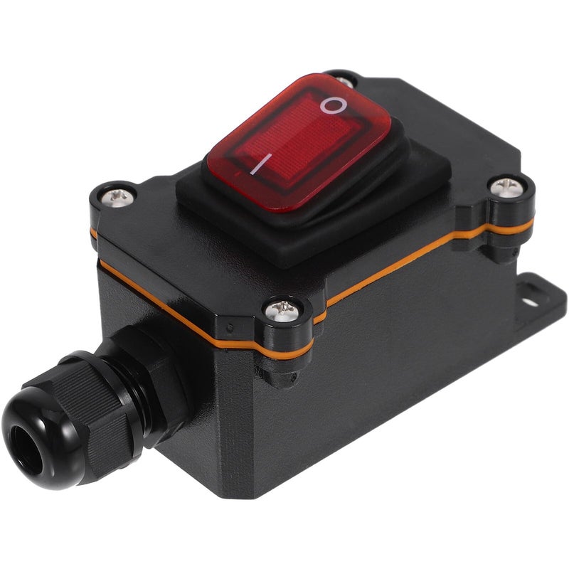 Heavy Duty Inline Cord Toggle Switch Power Cut Rocker Button Easy Install for High Power Appliances - Image 2