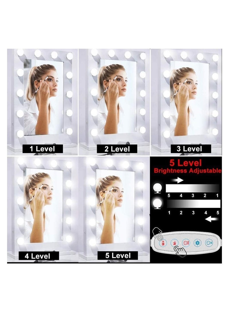 Mirror Lights Vanity Lighting 10 LED Bulb Make up Decoration Lights Hollywood Style 16 Modes Color Changing Lights for Home Bedroom Bathroom Dressing Room - Image 3