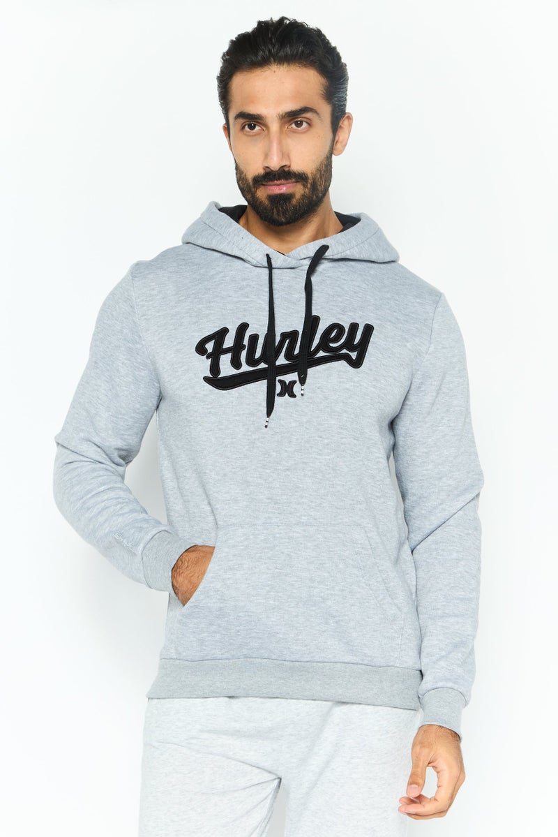 Hurley Men Sportswear Fit Outdoor Sweatshirts, Grey - Image 1