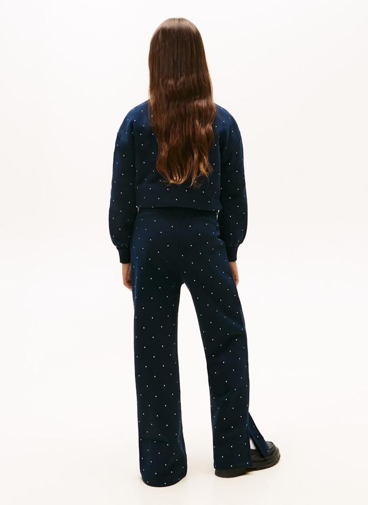 تومي هيلفيغر بنطلون رياضي شبابي مزين بالمسامير للمناسبات - Image 2