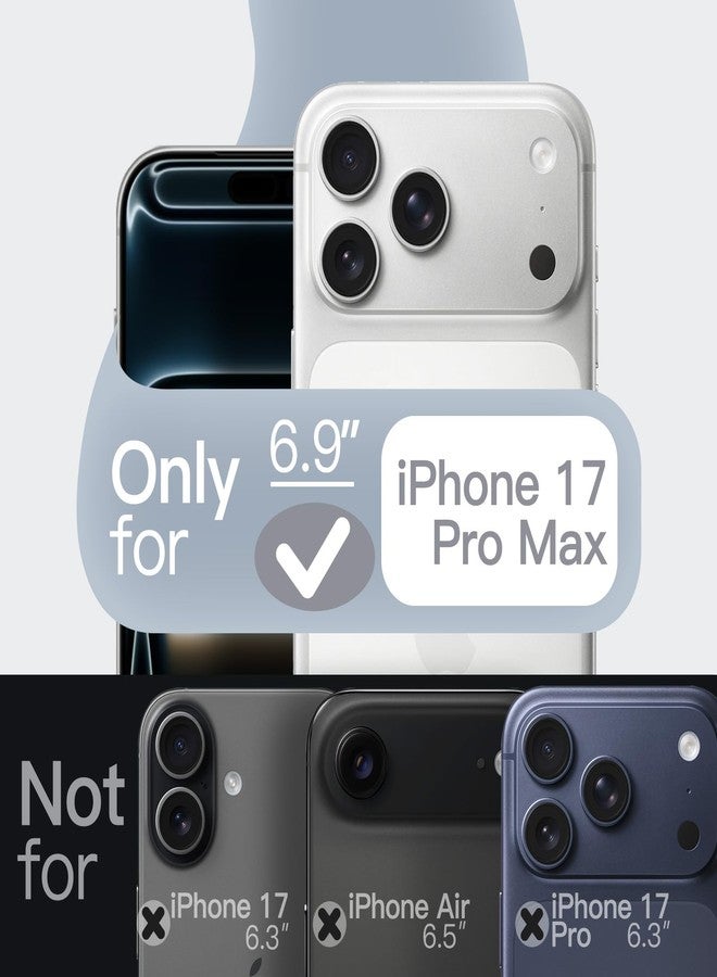 جي تيك جراب سيليكون سائل من JETech لهاتف iPhone 17 Pro Max مقاس 6.9 بوصة، ملمس ناعم كالحرير، حماية كاملة للجسم، غطاء هاتف مقاوم للخدش والصدمات مع بطانة من الألياف الدقيقة (رمادي) - Image 2