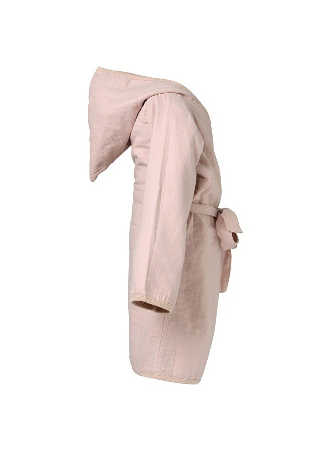 Mininor Organic Cotton Bathrobe 2436M, Peach - Image 2