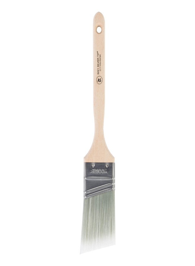 Wooster Brush 5221-2 Tip Angle Sash Paintbrush, 2-Inch, 2 Inch, White,Silver - Image 2