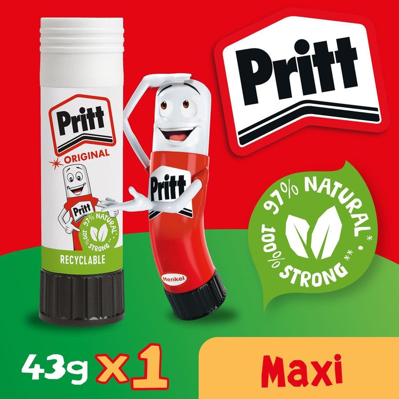 Pritt PK8MP glue sticks, 4 x 43g - Image 2