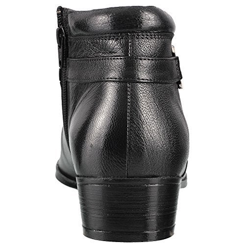 Mochi Mens Leather Black Boots (Size (10 UK (44 EU)) - Image 3