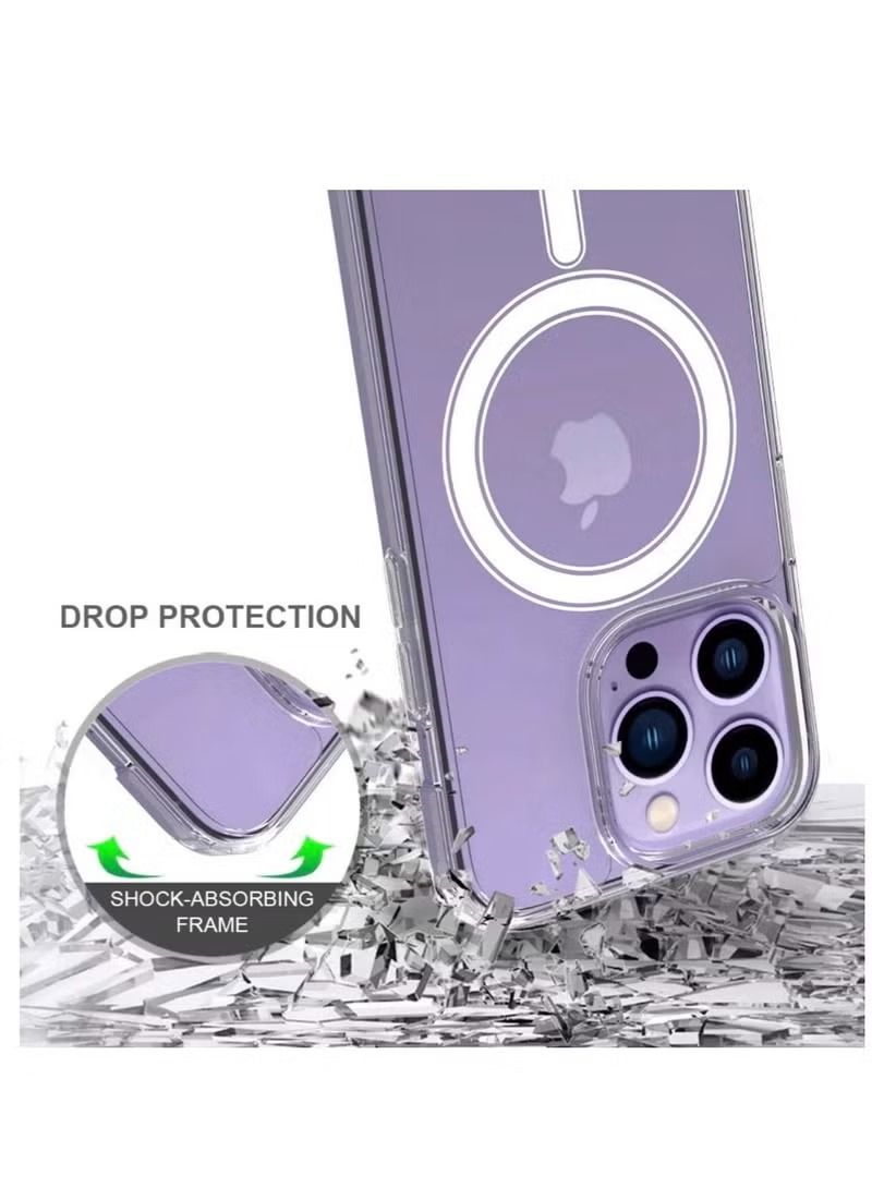 Zaboon Protective Case Cover With Magsafe for Apple iPhone 14 Pro Clear - Image 3