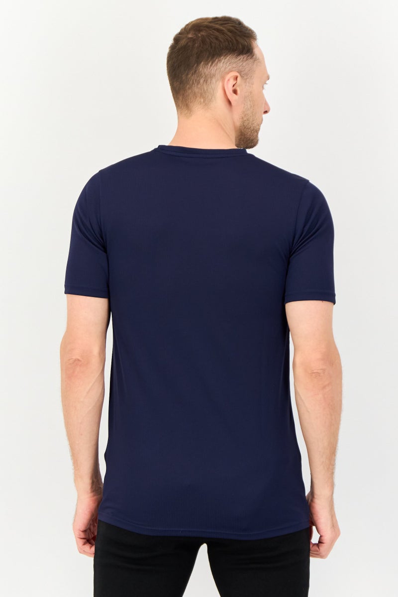PUMA Men Sportswear Fit Short Sleeve Training T-shirt, Navy - Image 3