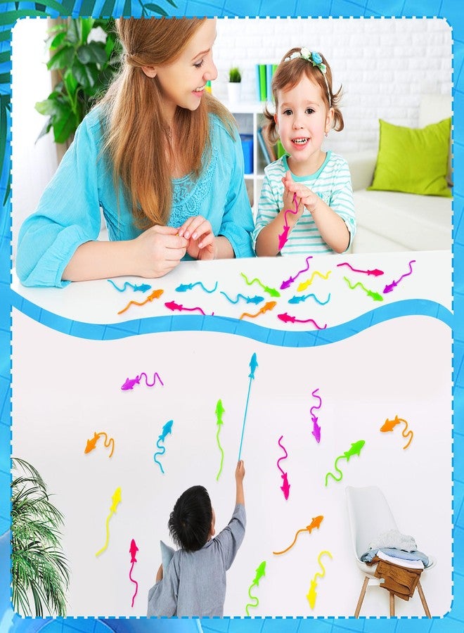 HLARTNET 25 PCS Sticky Shark Toys for Kids, Stretchy Shark Gifts Bulk, Ocean Under Sea Themed Favors Goodie Bags Stuffer, Classroom Prizes Students Rewards - Image 5