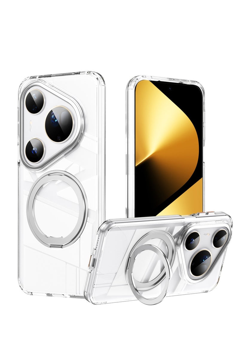 عام مناسبة لهواوي بورا 80 أولترا / 80 برو / برو + 360 rotating الدورية المغناطيسي قوس جراب هاتف المحمول مكافحة سقوط الهاتف المحمول الغطاء الواقي