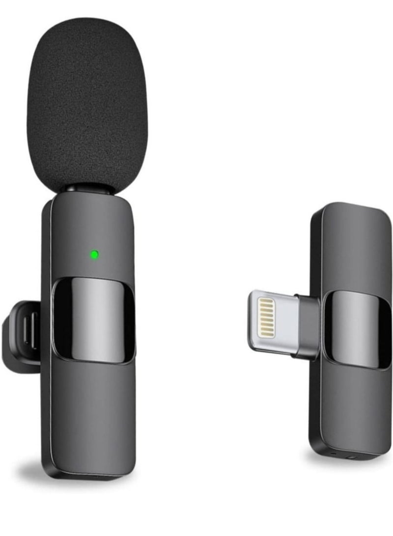 ELTRAZONE Professional Wireless Lavalier Lapel Microphone for iPhone, iPad - Cordless Omnidirectional Condenser Recording Mic for Interview Video Podcast Vlog YouTube - Image 1