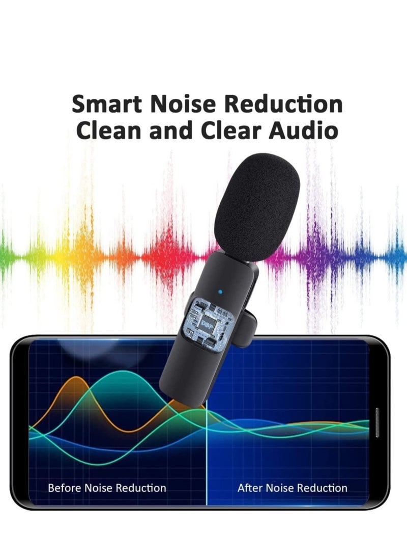 ELTRAZONE Professional Wireless Lavalier Lapel Microphone for iPhone, iPad - Cordless Omnidirectional Condenser Recording Mic for Interview Video Podcast Vlog YouTube - Image 3