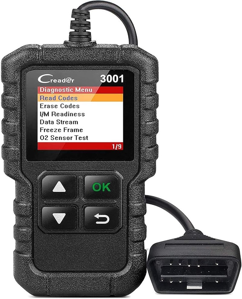 LAUNCH CReader 3001 OBD2 Scanner OBD II EOBD Car Fault Code Reader Professional Automotive Diagnostic Tool,DTCs Check Engine Light Scan Tool,Support O2 Sensor,Evap System Test - Image 1