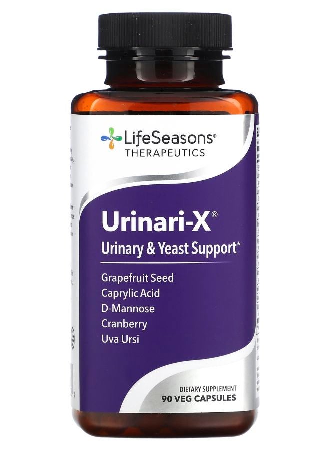 LifeSeasons UrinariX Urinary & Yeast Support 90 Veg Capsules