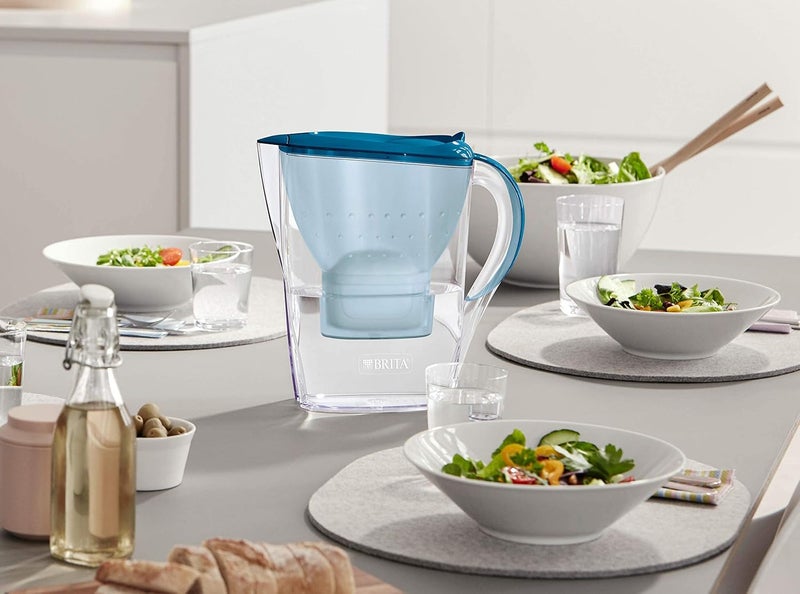 BRITA Marella XL German Made Water Filter Jug 3.5 L Blue | Powerful Filtration with MicroFlow Technology | Activated Micro Carbon Pearls for Fresh and Enriched Taste of Water - Image 5