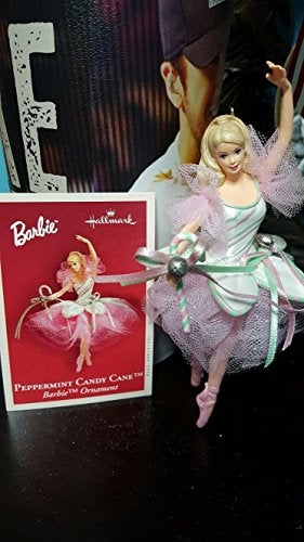 Hallmark 2004 Keepsake Ornament Peppermint Candy Cane Barbie - Image 2