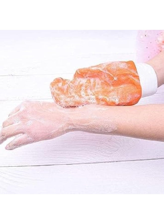 Cazadora Moroccan Hammam Mitt Kessa Scrub Gloves - Exfoliating Bath Body Scrub for All Skin Types, Dead Skin Cell Remover, 4-Pack Multi-Colored Spa-Quality Scrubbing Gloves for Home & Professional Use  Gentle Yet Effective Exfoliation  Reusable, Quick-Dry Polyurethane & Polyester Blend  Ideal for Dry, Oily, Sensitive Skin  Reveal Smooth, Radiant Skin After Each Use  20×15×2 cm  Lightweight 0.1 kg  Perfect Gift for Women & Men  Deep Cleansing & Pore Renewal  Removes Blackheads & Dead Skin  Use with Soap, Black Soap, Ghassoul, or Shower Gel  Suitable for Men & Women  Spa Ritual, Body Polish, Before Tanning & Bridal Prep  Machine Washable  Long-Lasting Texture  Eco-Friendly Alternative to Single-Use Scrubs  Includes 4 Gloves (Set)  Multi-Pack for Family Use and Travel  Trusted Choice for Hammam, Sauna, and Shower Routines in KSA - Image 3
