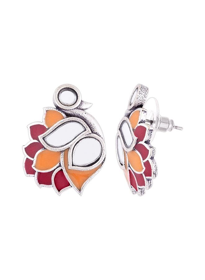 VOYLLA Thikri Bird Motif Stud Earrings - Image 3