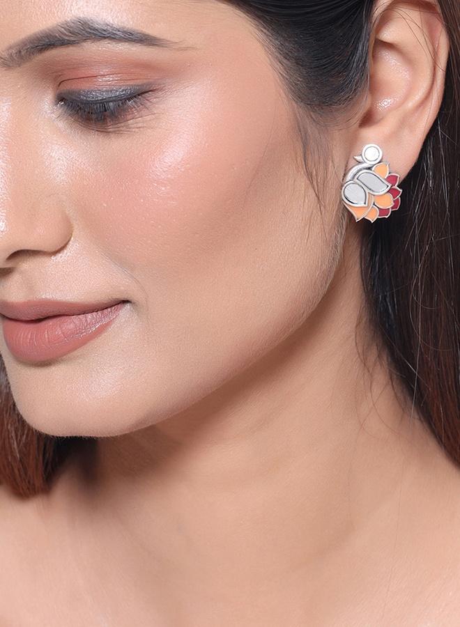 VOYLLA Thikri Bird Motif Stud Earrings - Image 5