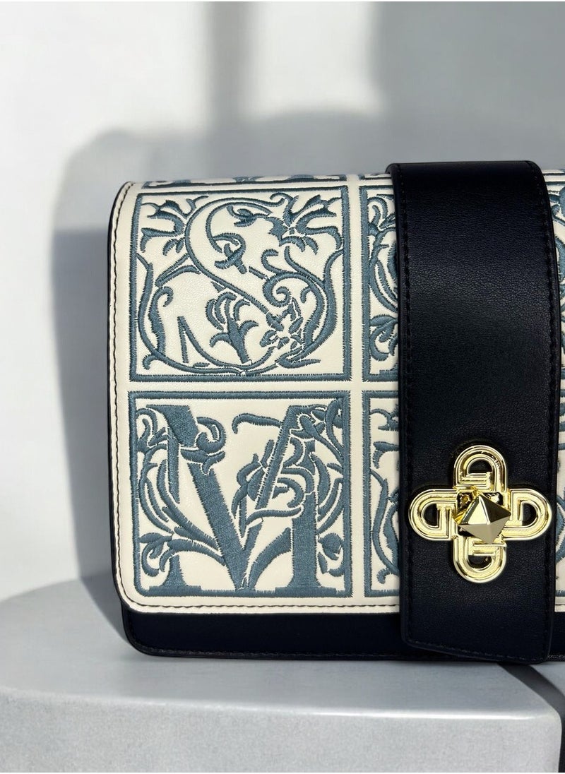 Black and White Embroidered Handbag - pzsku/Z8777C08EB72B86D6939DZ/45/_/1726759102/ff559c5f-7471-499b-a4b5-8a8a667a72f5