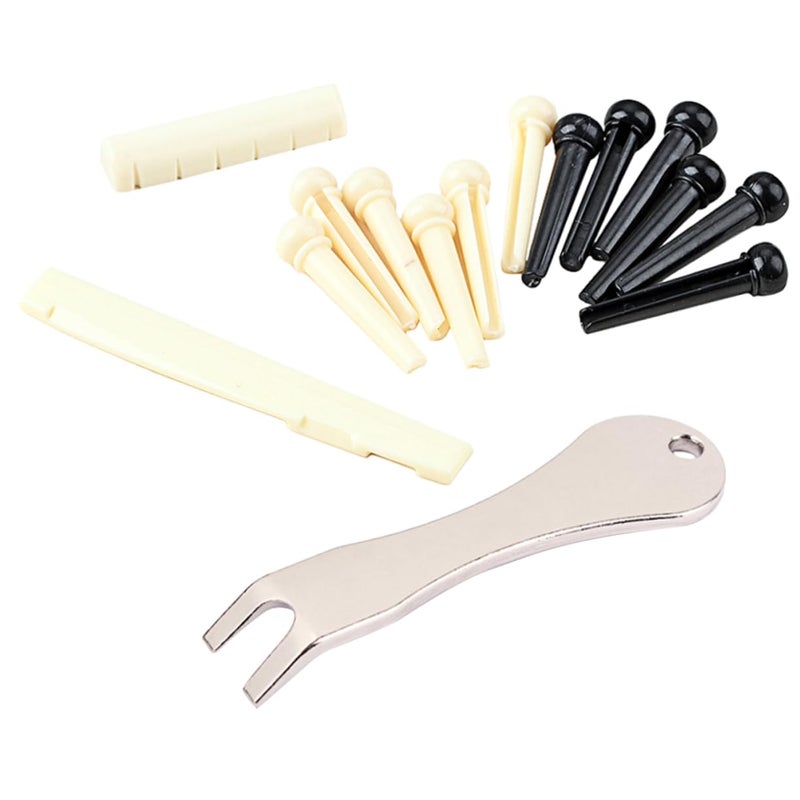 Guitar Bridge Pin Puller Tool with Tuning Pins Durable String Peg Remover for Easy Installation - Image 2
