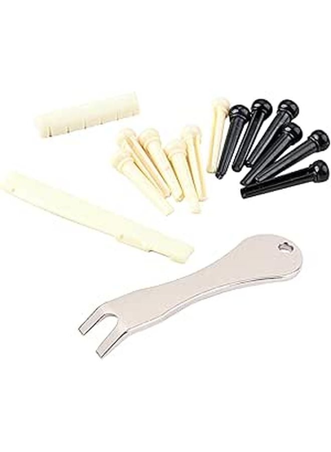 Guitar Bridge Pin Puller Tool with Tuning Pins Durable String Peg Remover for Easy Installation - Image 1
