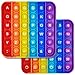 AK-SHIP AKSHIP 2 in 1 Fidget Toys ABC Learning and Educational Toys Poppers Fidget ToysAKSHIP Stress Relief Autism Sensory Toys 26 Letters on One Side Numbers 130 on The Other Side 1 Pack - Image 2