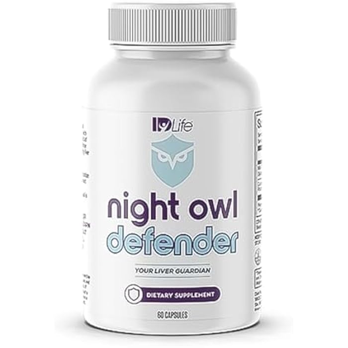 IDLife - Night Owl Defender - Milk Thistle & Curcuminoids for Liver Support, Defense Against Daily Buildup & Nighttime Wellness Boost - 60 Capsules - Image 1