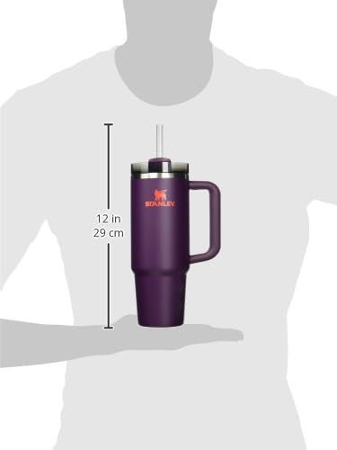 Stanley Quencher H2.0 Tumbler with Handle & Straw 30 oz | Twist On 3-Way Lid | Cupholder Compatible for Travel | Insulated Stainless Steel Cup | BPA-Free | Plum - Image 3