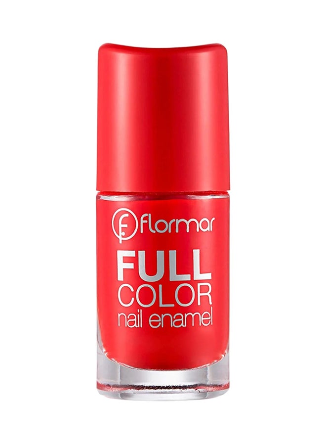 flormar Long Lasting Nail Enamel C08 Optimistic Red - Image 1