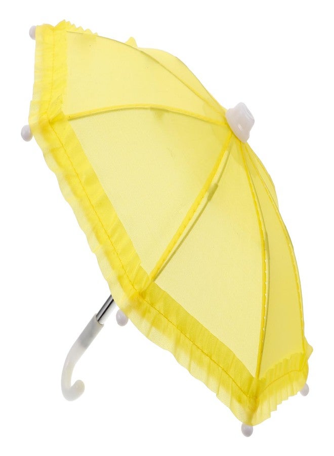 HANABASS Miniature Doll Umbrella Toy for 18 Inch Dolls 43cm Rainy Day Parasol Accessory for Dollhouse Decor and Photography Props - Image 1