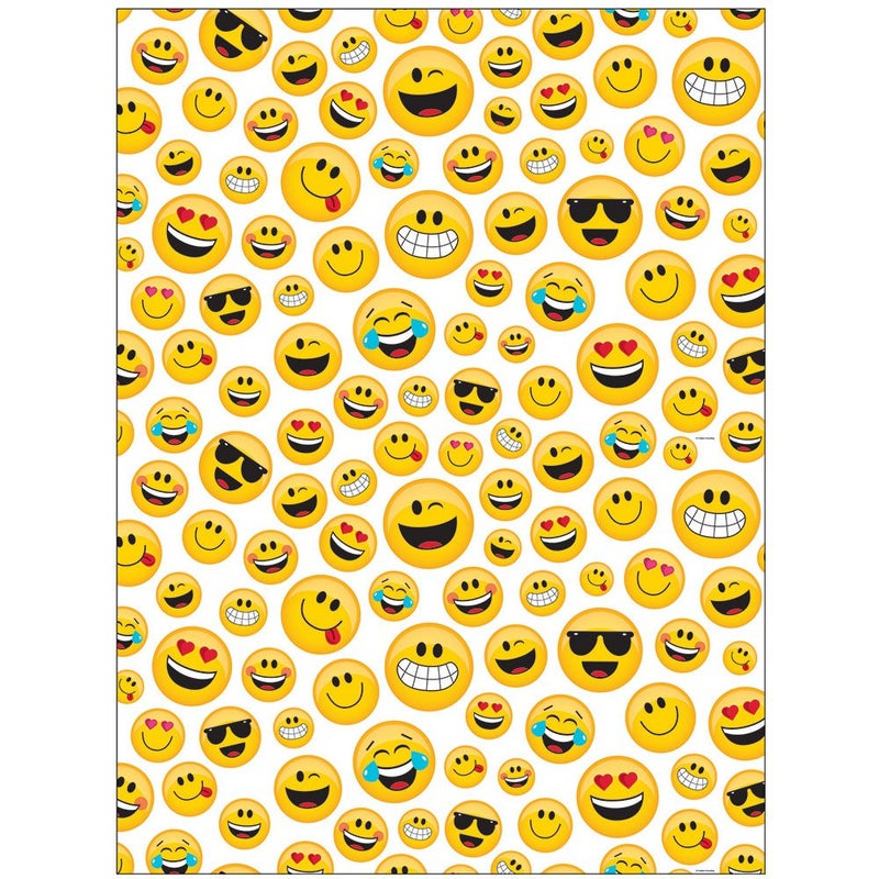 Creative Converting 329374 Show Your Emojions Plastic Photo Backdrop
