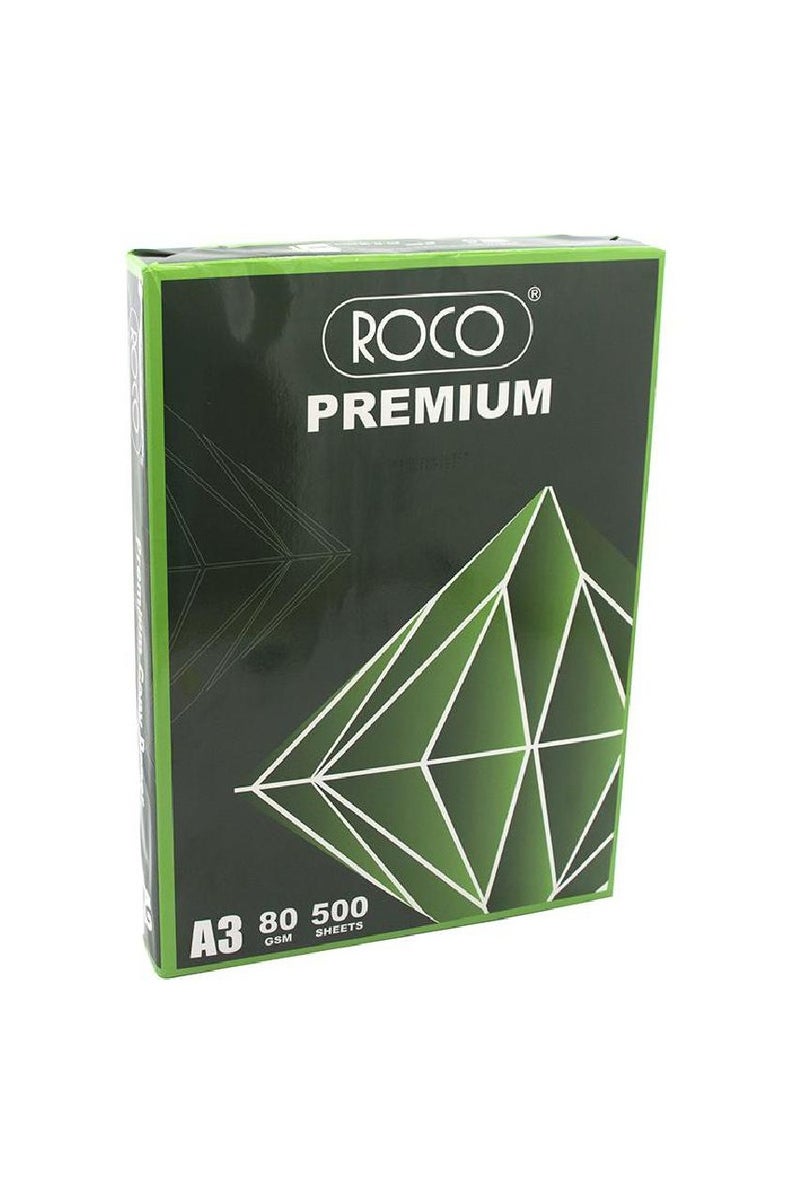 ROCO Premium Copy Paper PlainWhiteA380 gsm500 Sheets 