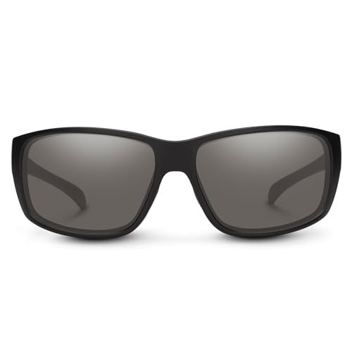 Suncloud Milestone Polarized Sunglasses, Matte Black Frame/Gray, One Size - Image 2