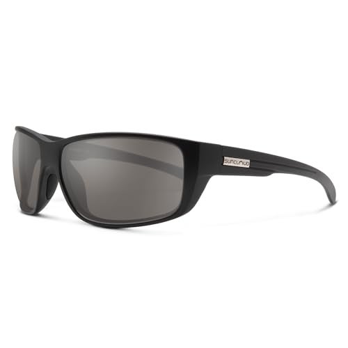 Suncloud Milestone Polarized Sunglasses, Matte Black Frame/Gray, One Size - Image 1