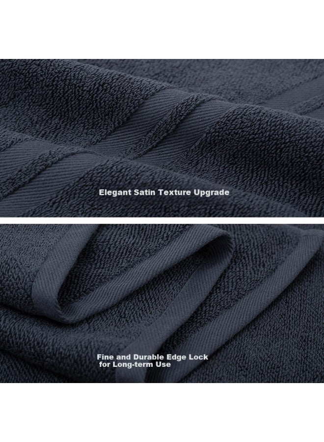 Hoyo Men's Cotton Face Towel Bath Towel Extra Large Thick Absorbent Hand Towel Emerald Green 40*80cm - Image 3