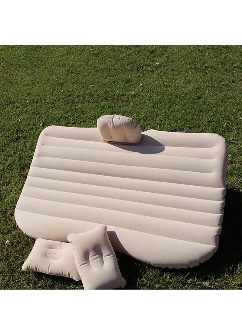 Generic Car Air Mattress Travel Inflatable Back Seat Air Bed Cushion with Auto Pump and Two Pillows, Portable Camping Vacation Rest Sleeping  - Image 2