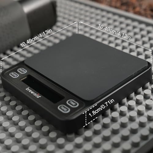 Brewista Smart Coffee Scale III with Timer, 2kg/0.1g High Precision Scale for Espresso and Pour-Over Coffee, Portable Mini Digital Kitchen Scale with Automatic Timing, Rechargeable, 5 Modes - Image 2