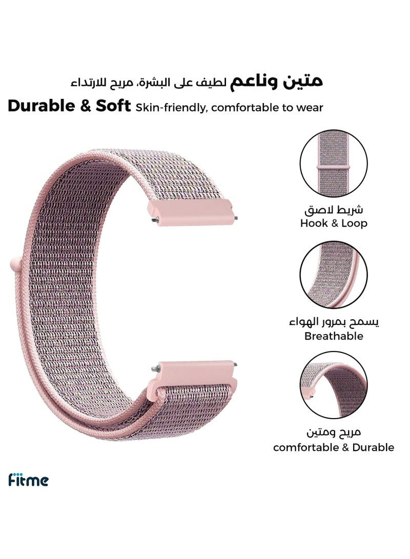 FITME Nylon Loop Band For Huawei Watch GT (46mm) / Watch GT 2e (46mm) / GT 2 / GT 2 Pro / GT 3 / GT 3 Pro (46mm) / GT Runner / GT 4 (46mm) / GT5 (46mm) \ GT5 pro (46mm) - (22mm)  - Image 2