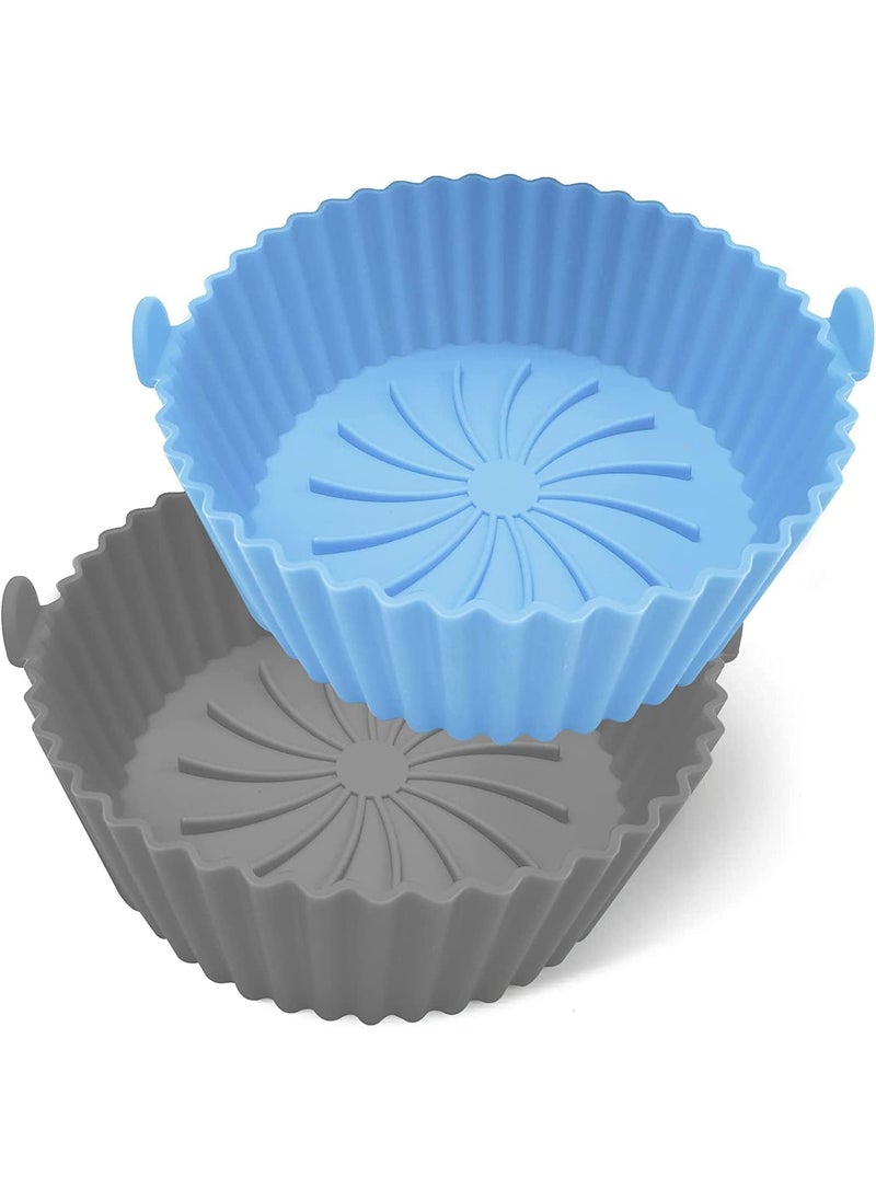 Bunzello Bunzello Air Fryer Silicone Pots NonStick Air Fryer Liners with Ear Handles Reusable AirFryer Silicone Basket  - Image 5