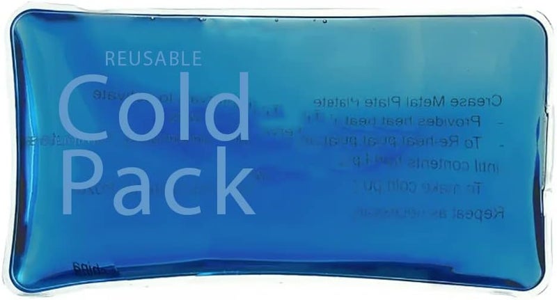 Theramed حزمة ثيراميد القابلة لإعادة الاستخدام من الجل البارد للإصابات - حزمة الثلج الجلدي لتخفيف الألم وتقليل التورم - حزمة ثلج تدوم طويلاً وسهلة الاستخدام للإصابات، ضغط بارد