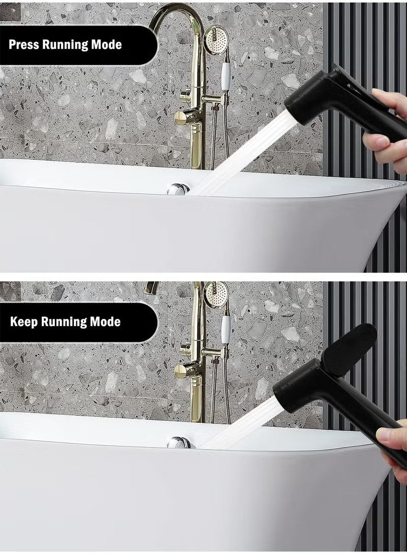 Beauenty Bidet Shattaf Set, Handheld Adjustable Bidet Sprayer for Toilet, Standard Muslim Shower Set, with Bathroom Bidet Spray Shattaf Hose - Image 5