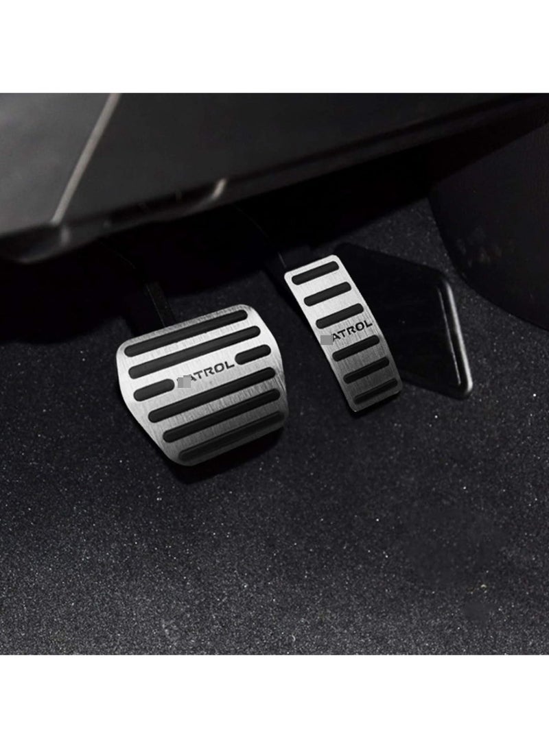 Generic Nissan Patrol Y62 Armada Accessorries 2010 2011 2012 2013 2014 2015 2016 2017 2018 2019 Gas Brake Clutch Aluminum Pedal Covers  - Image 5