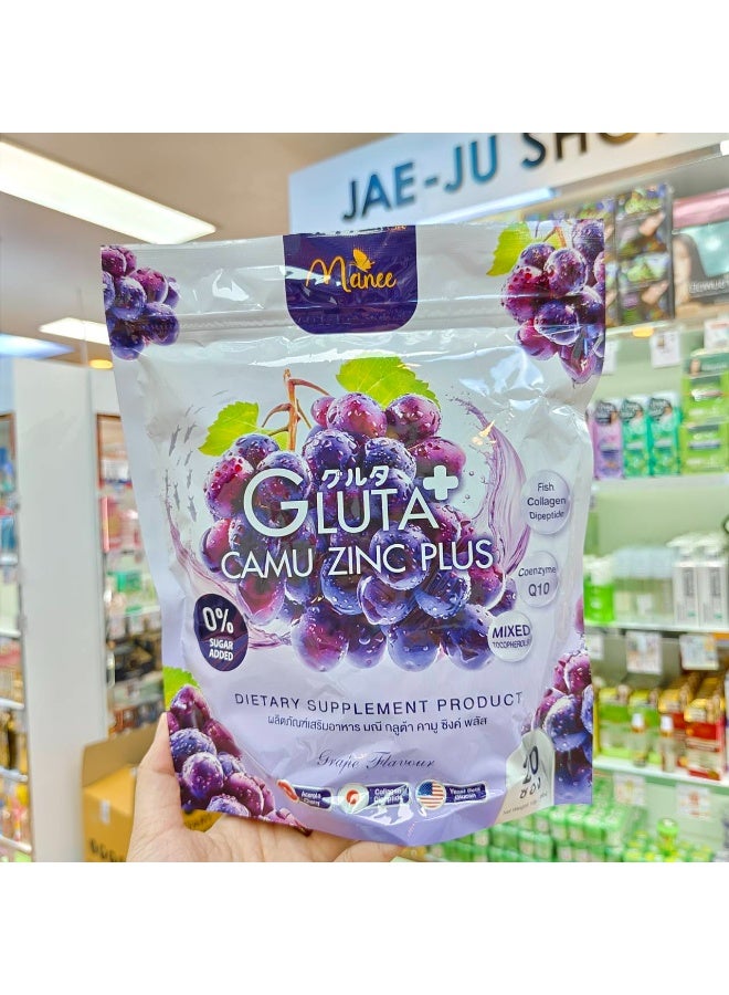 Manee Gluta camu zinc grapes flavor