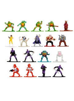Jada Toys Teenage Mutant Ninja Turtles 1.65" 18-Pack Series 1 Die-Cast Figures, Toys For Kids And Adults  - Image 1